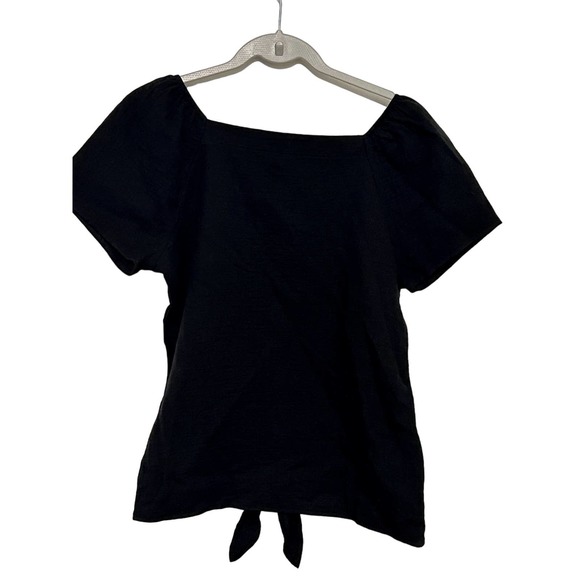 Silverware Short Sleeve Button Down Tie at Waste Top Size Small NWT - Picture 6 of 6